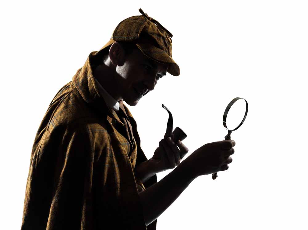 Sherlock Holmes in costume